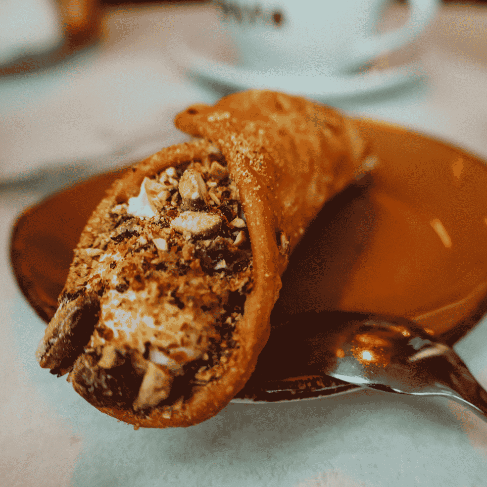 Cannoli med pistasjfyll
