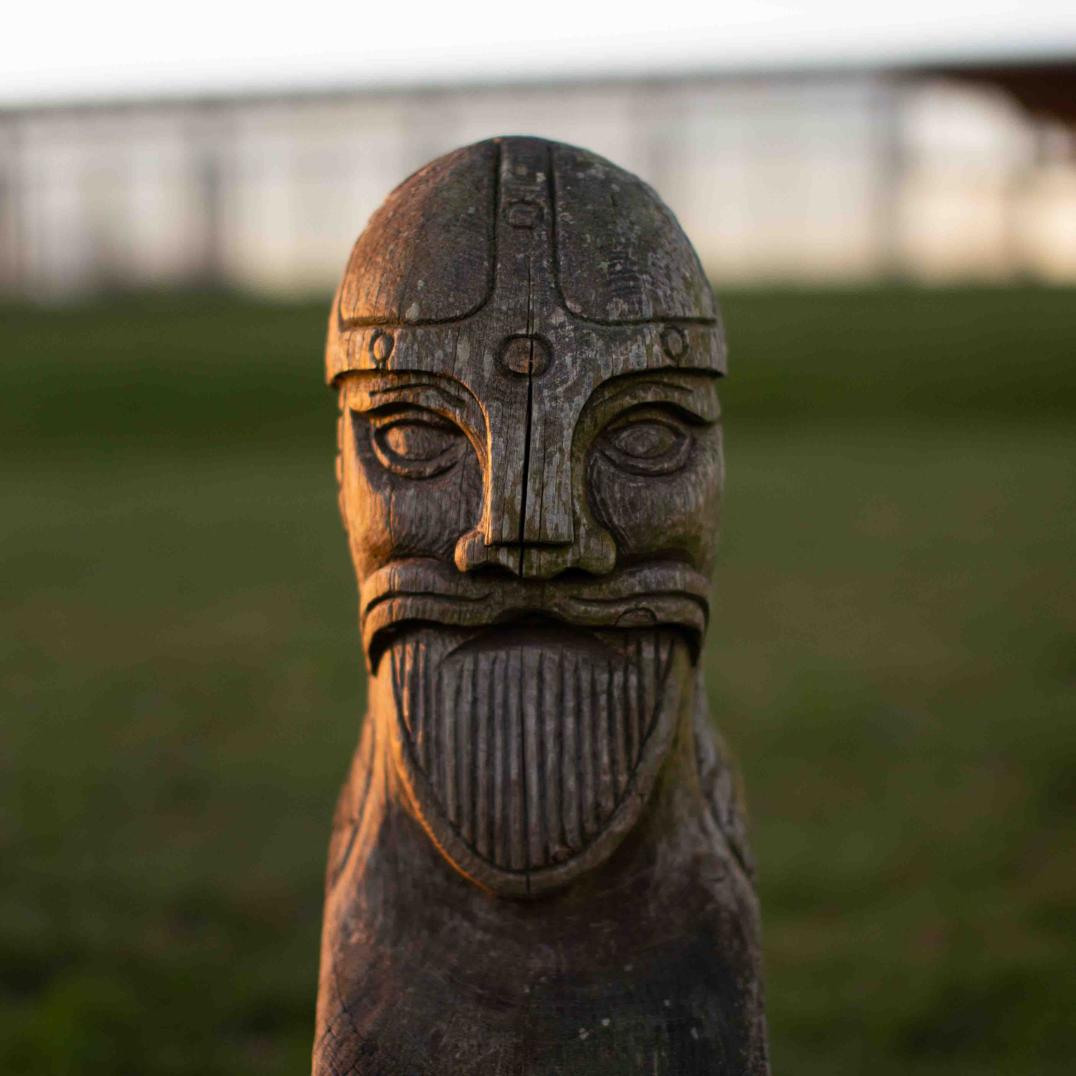 Vikingfigur i tre