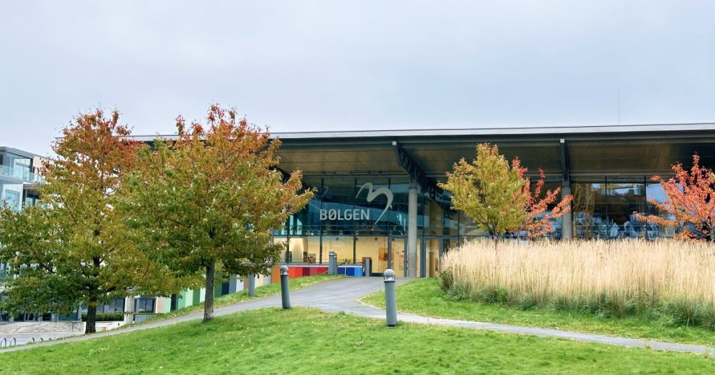 Bølgen kulturhus i Larvik, der Larvik Kunstforening holder til