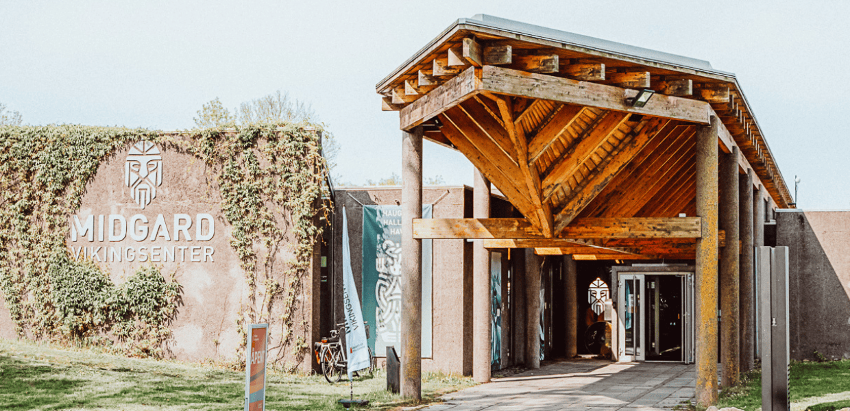 Inngang til Midgard Vikingsenter i Horten